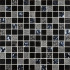 mosaique en pierre naturelle, carrelage mosaique, noir, carrelage sur filet, salle de bain, douche, Tilestone